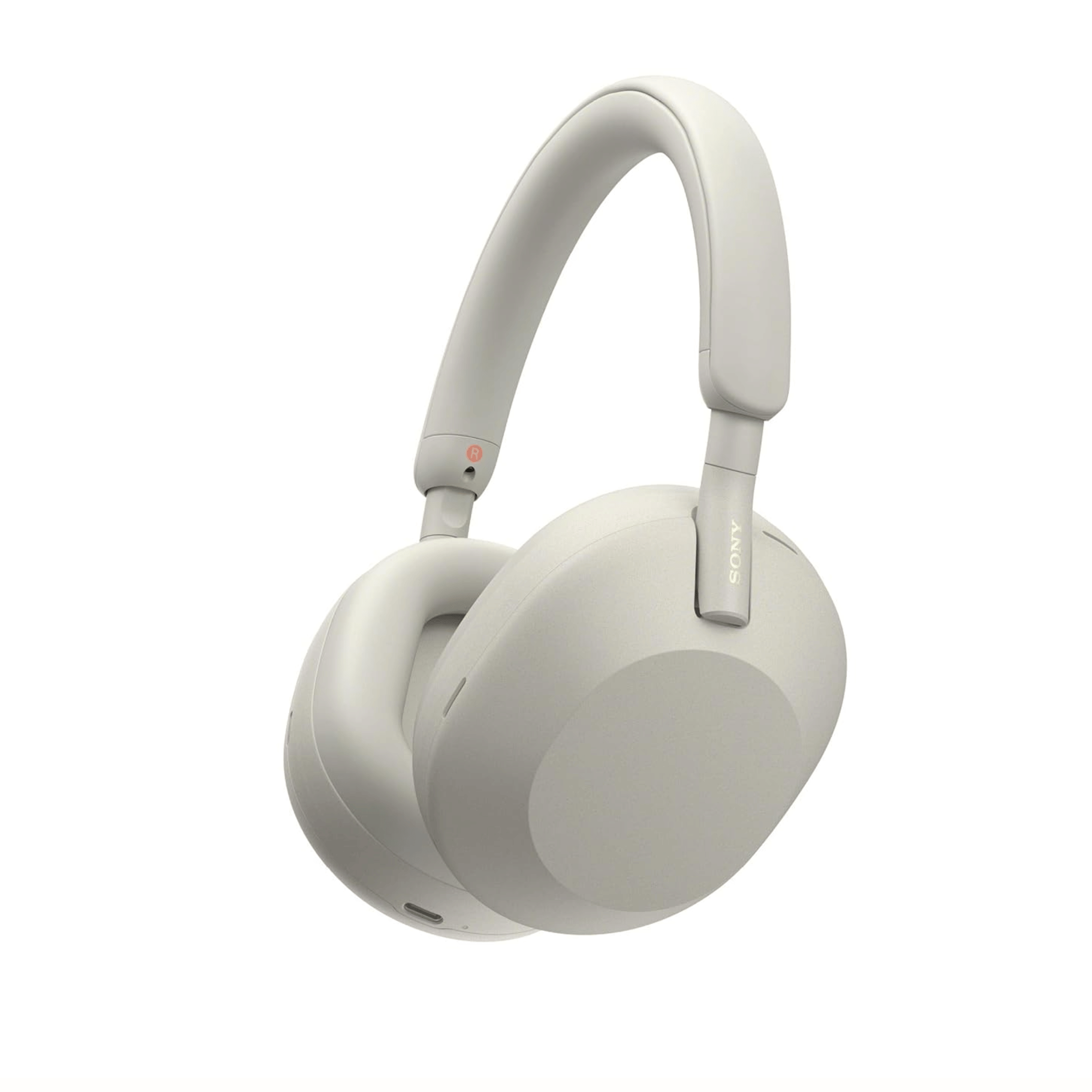 Sony WH 1000XM5 Best Active Noise Cancelling Wireless Bluetooth Over Ear Headphones - Refurbished_White_Front_115281