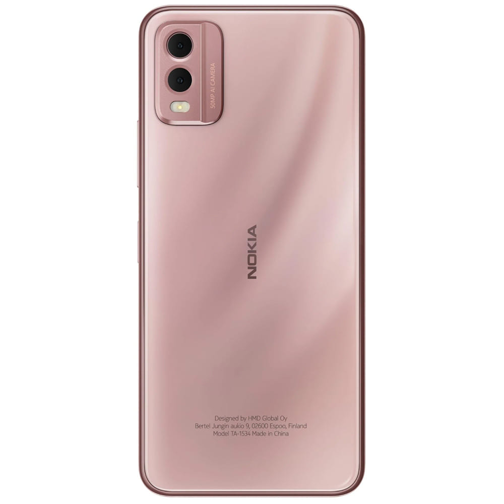 Nokia C32 - Refurbished_Beach Pink_Back_51444