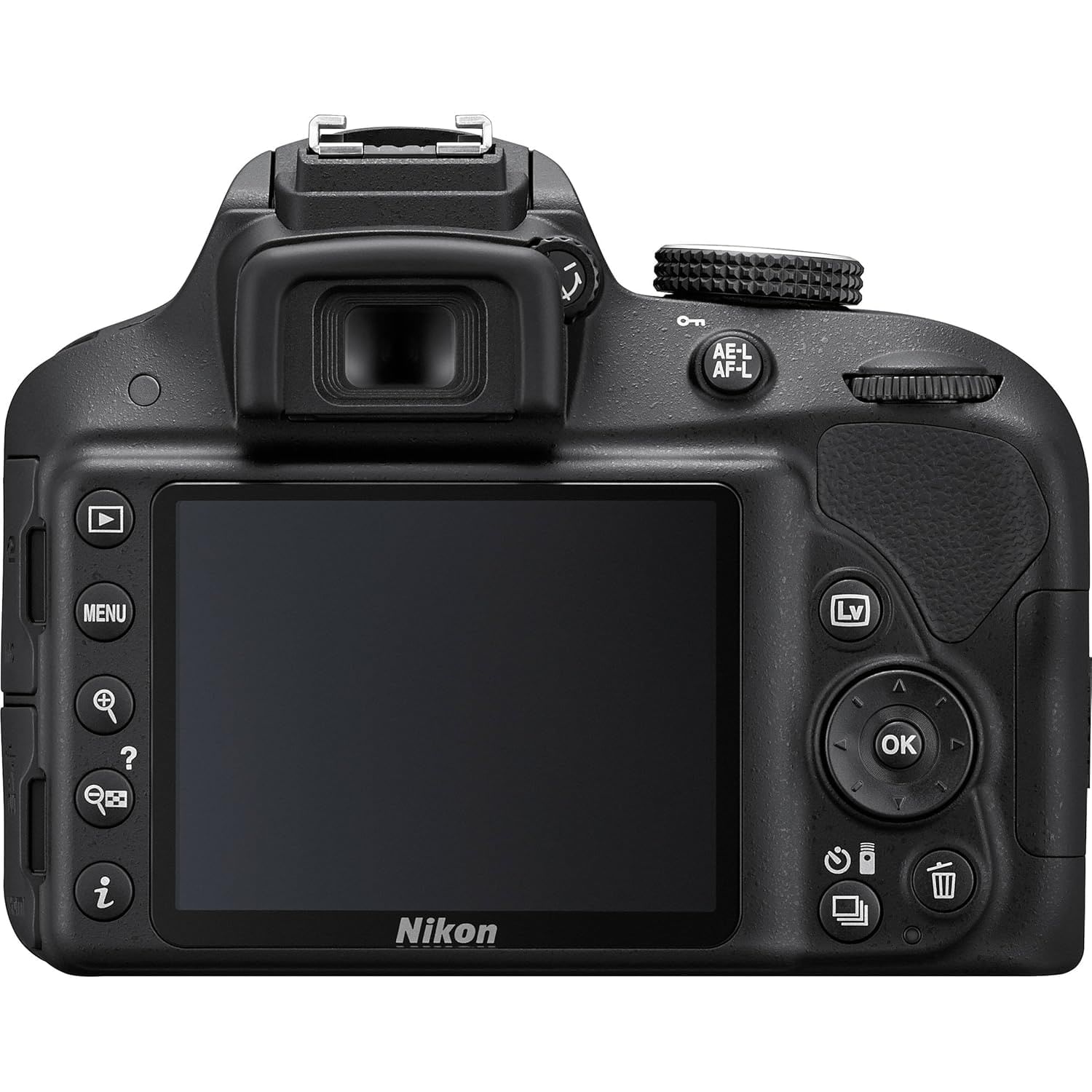 Nikon D3300 24.2MP DSLR - Refurbished_Black_Back_58287