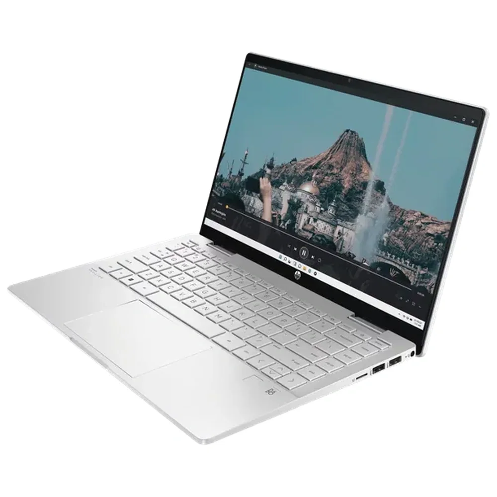 HP/Compaq Pavilion Series 360 2-in-1 14ek0183tu TOUCH SCREEN (Intel Core i3 12th Gen 14 Inch)- Refurbished_Silver_Left Side_131618