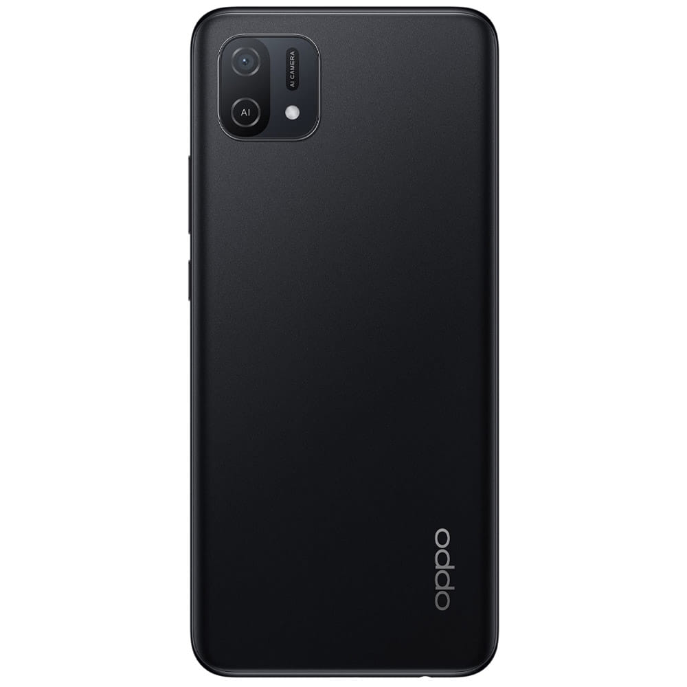 OPPO A16e - Refurbished_Midnight Black_Back_49389