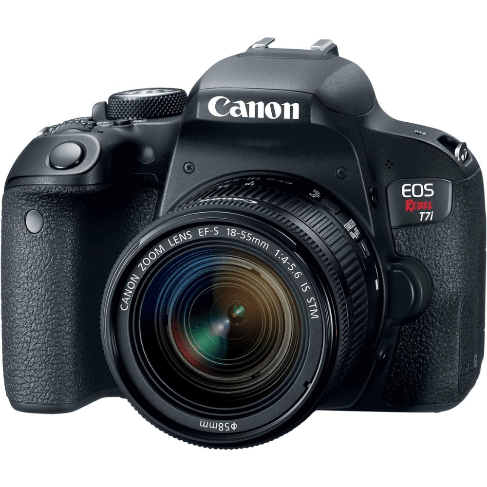 Canon EOS Rebel T7i DSLR Camera - Refurbished_Black_Right Side_126501