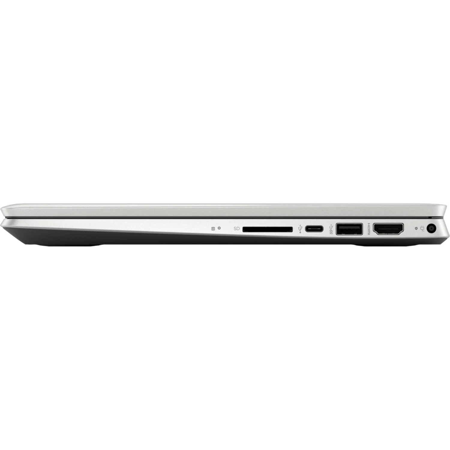 HP/Compaq Pavilion Series x360 Convertible 14-dw1040TU (Touch Screen) (Intel Core i7 11th Gen 14 Inch)- Refurbished_Silver_Right Side_121909