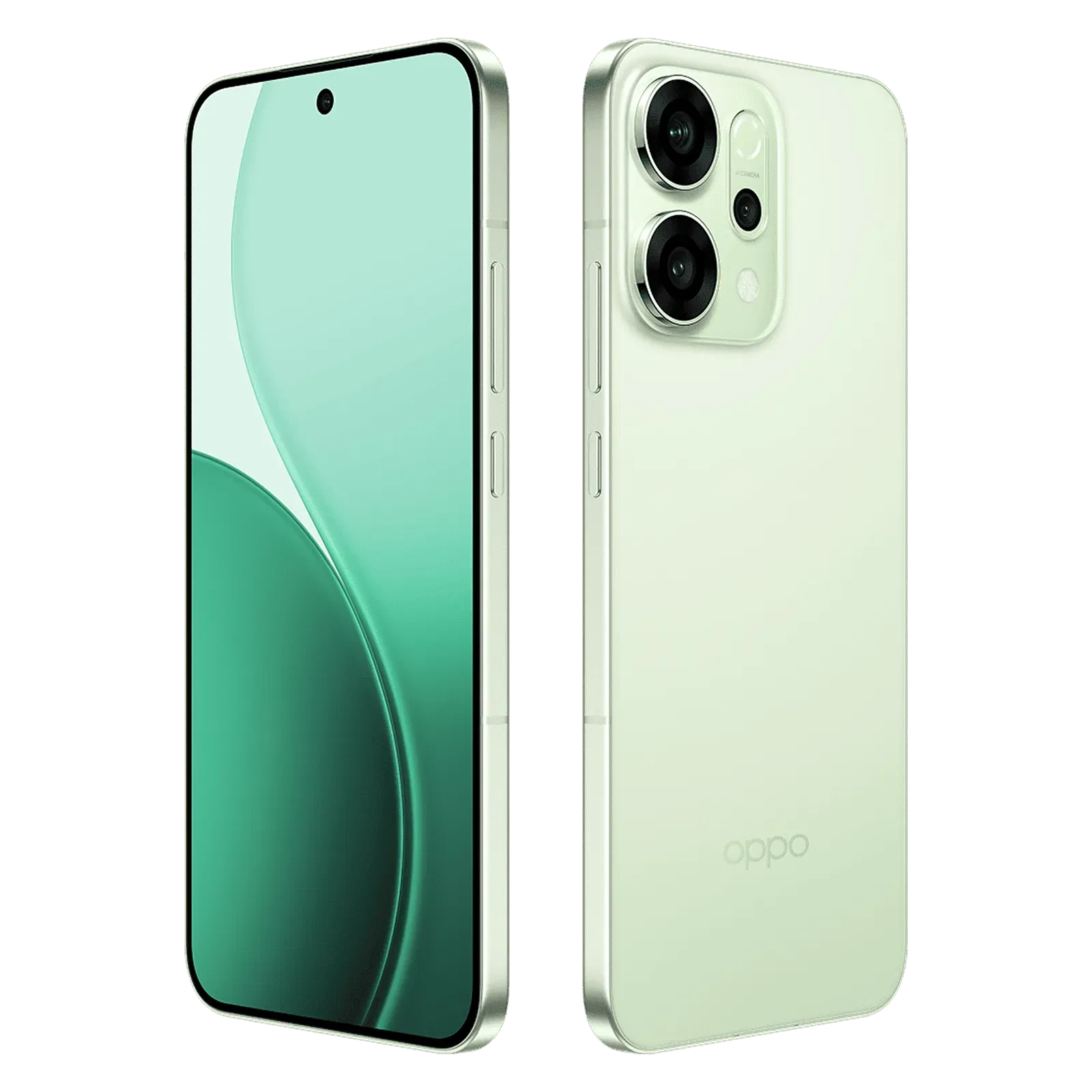 OPPO Reno14 5G - Refurbished_Mint Green_Right Side_87579