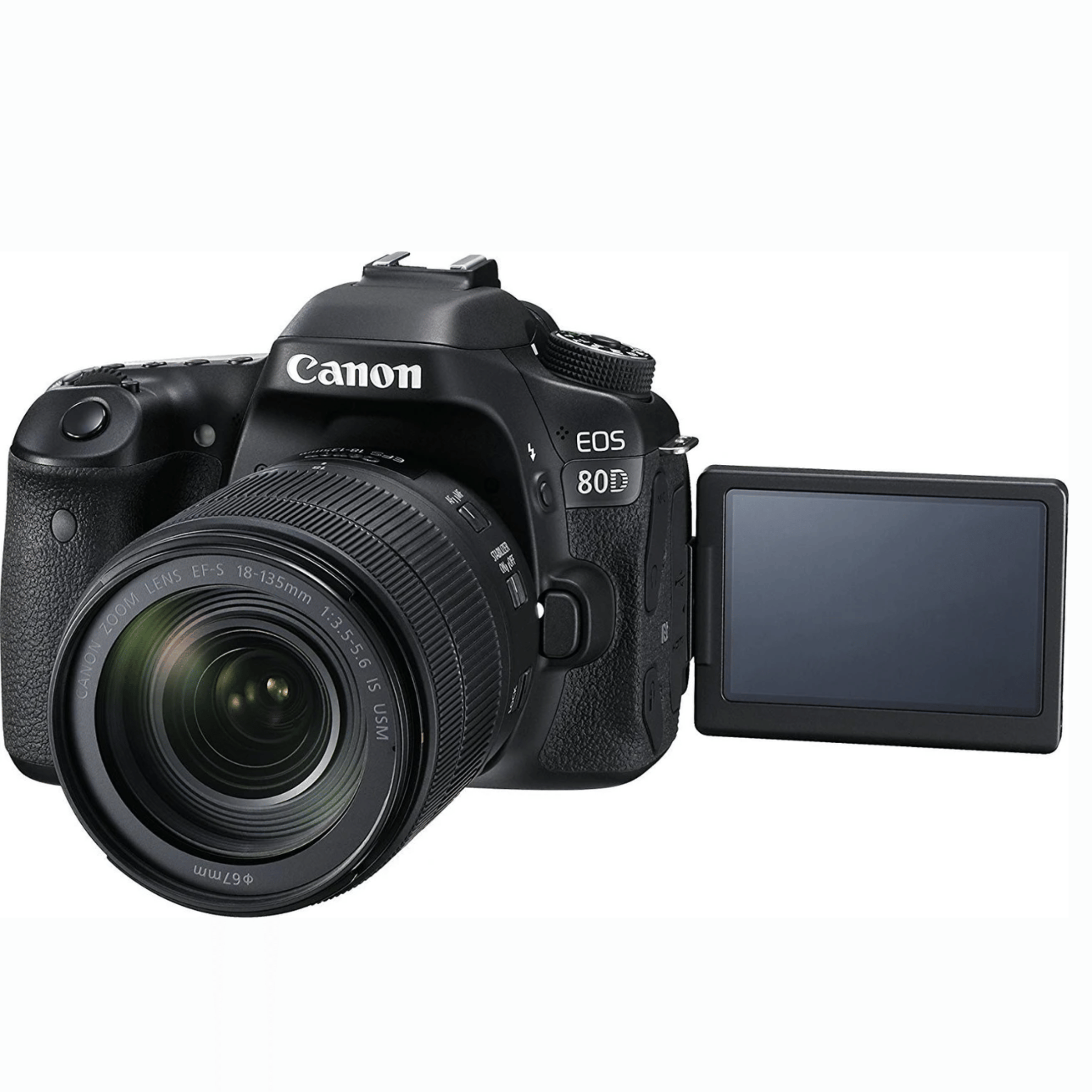 Canon EOS 80D 24.2 MP DSLR - Refurbished_Black_Bottom_123860