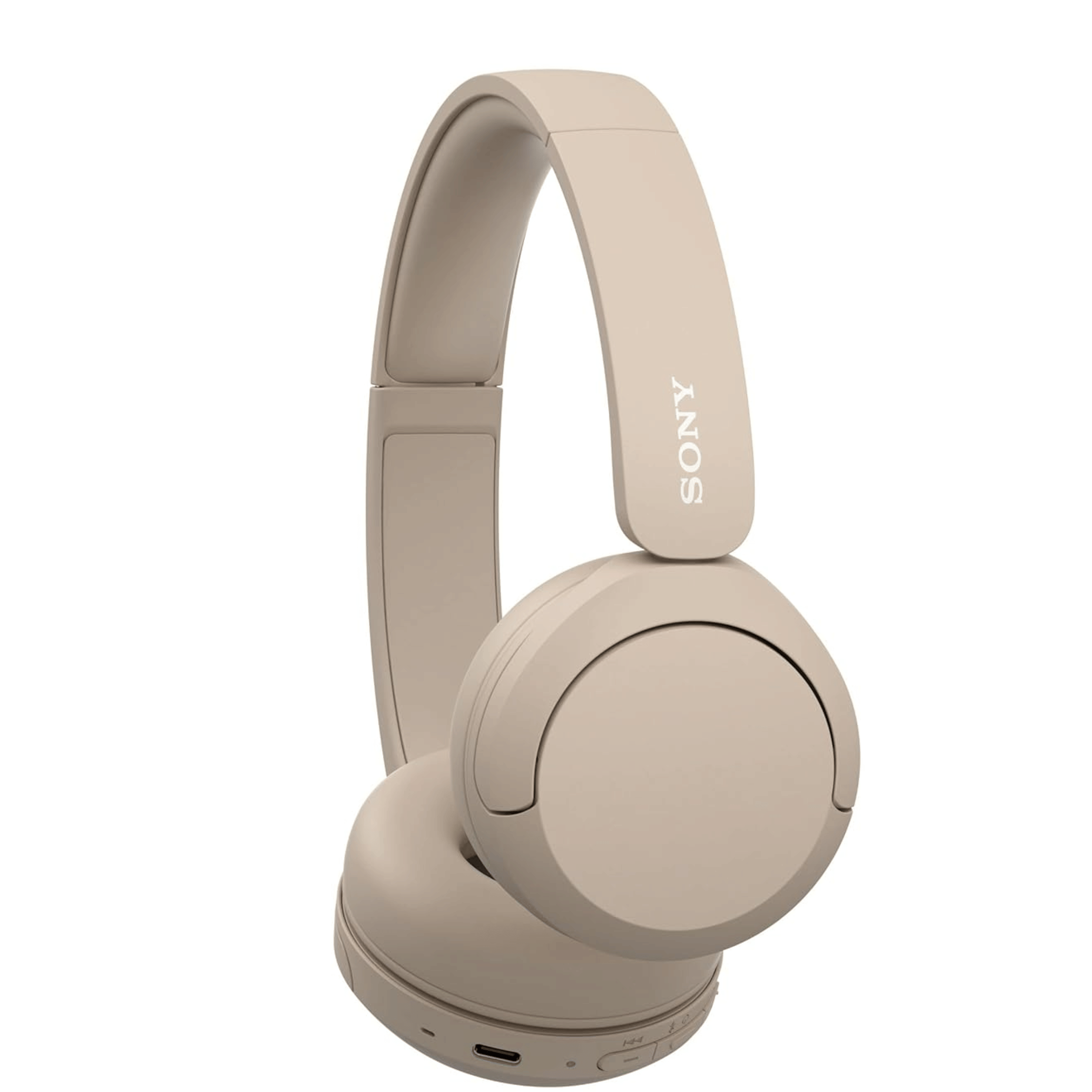 Sony WH CH520 on Ear Headphones - Refurbished_Taupe_Trust_115250