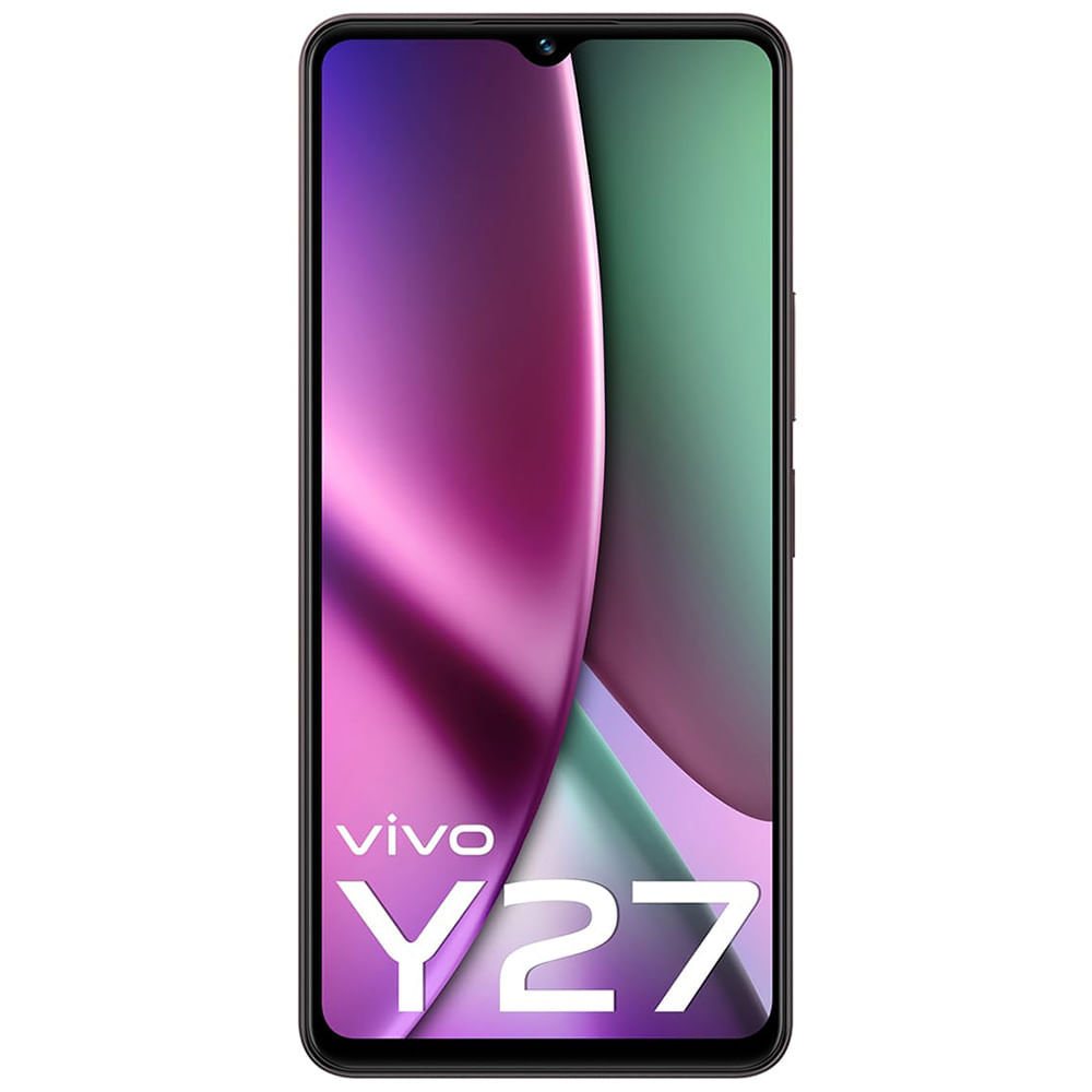 Vivo Y27 - Refurbished_Burgundy Black_Front_53797