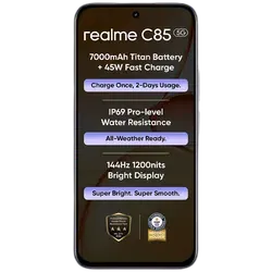 Realme C85 5G - Refurbished_Purple_Front_87984
