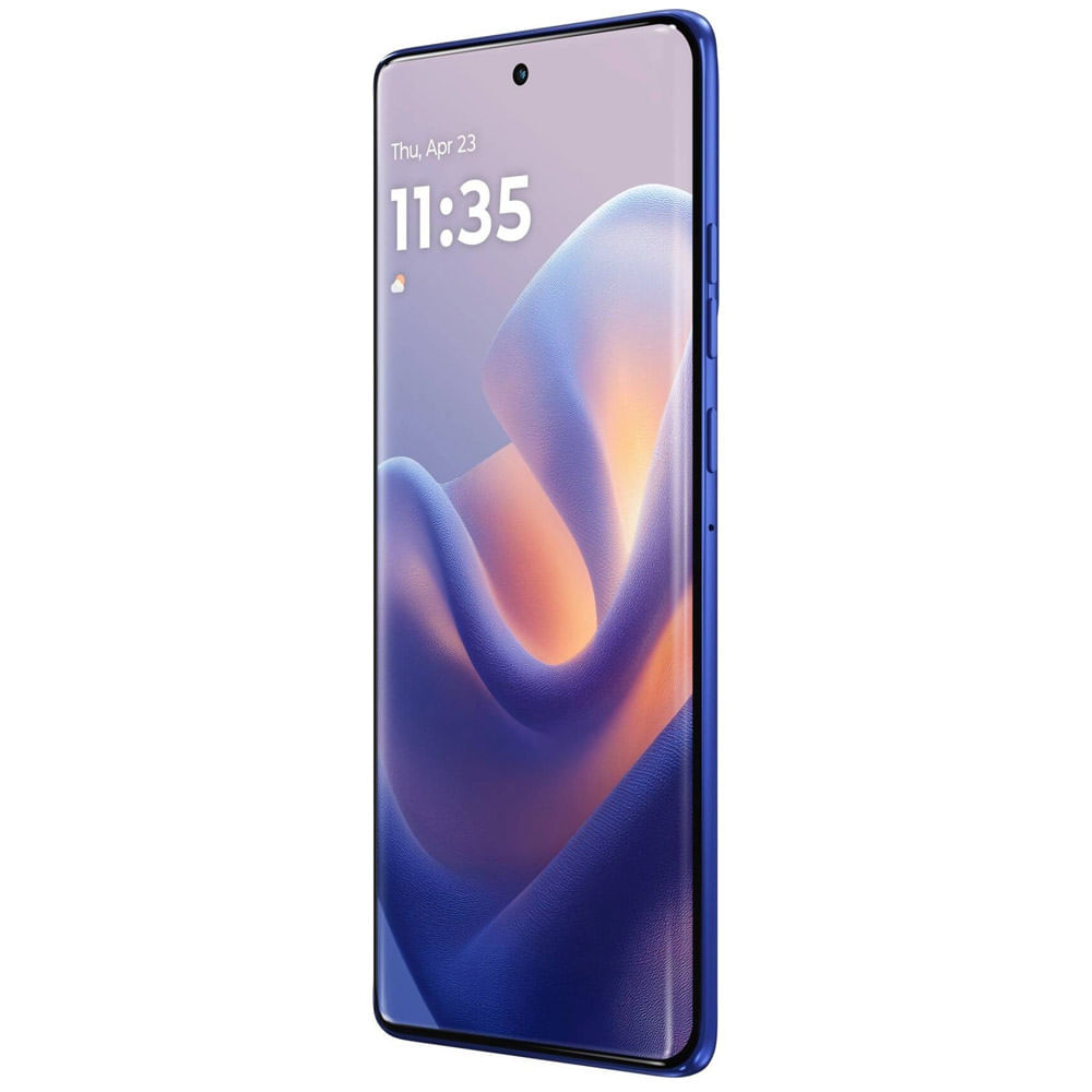 Motorola Moto Edge 60 Pro - Refurbished_Pantone Dazzling Blue_Right Side_64099