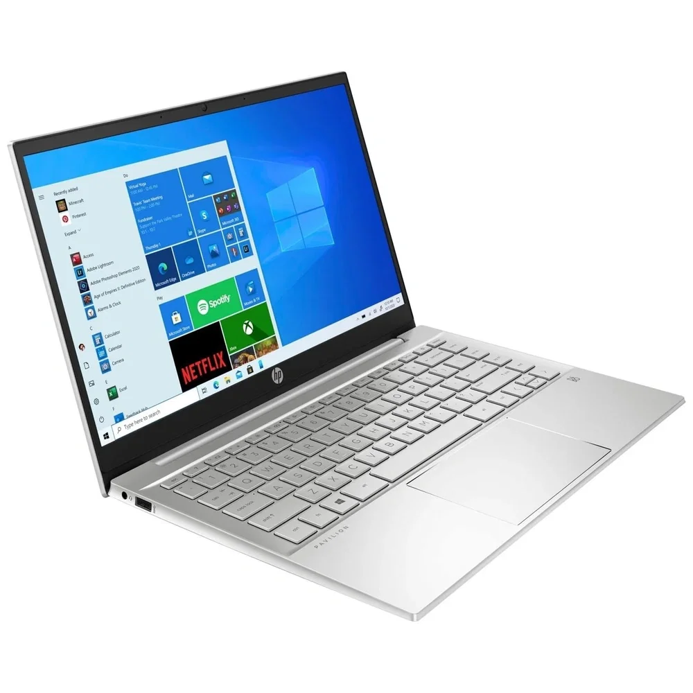 HP/Compaq Pavilion Series 14-ec0000AX (AMD Ryzen 5 5th Gen 14 Inch)- Refurbished_Silver_Bottom_133444