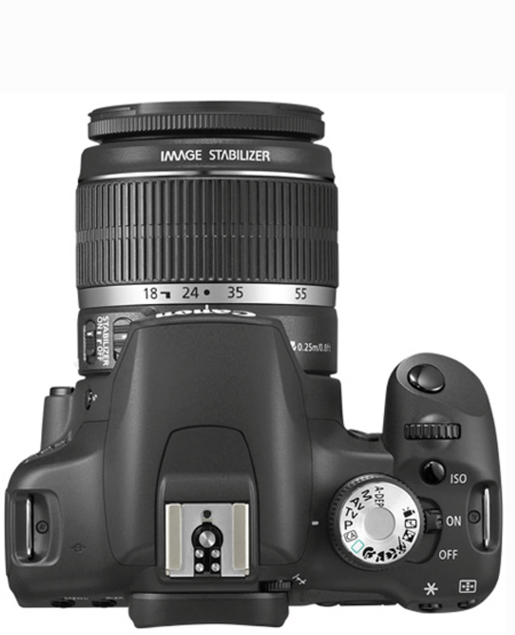 Canon EOS 500D 15MP DSLR - Refurbished_Black_Bottom_115700