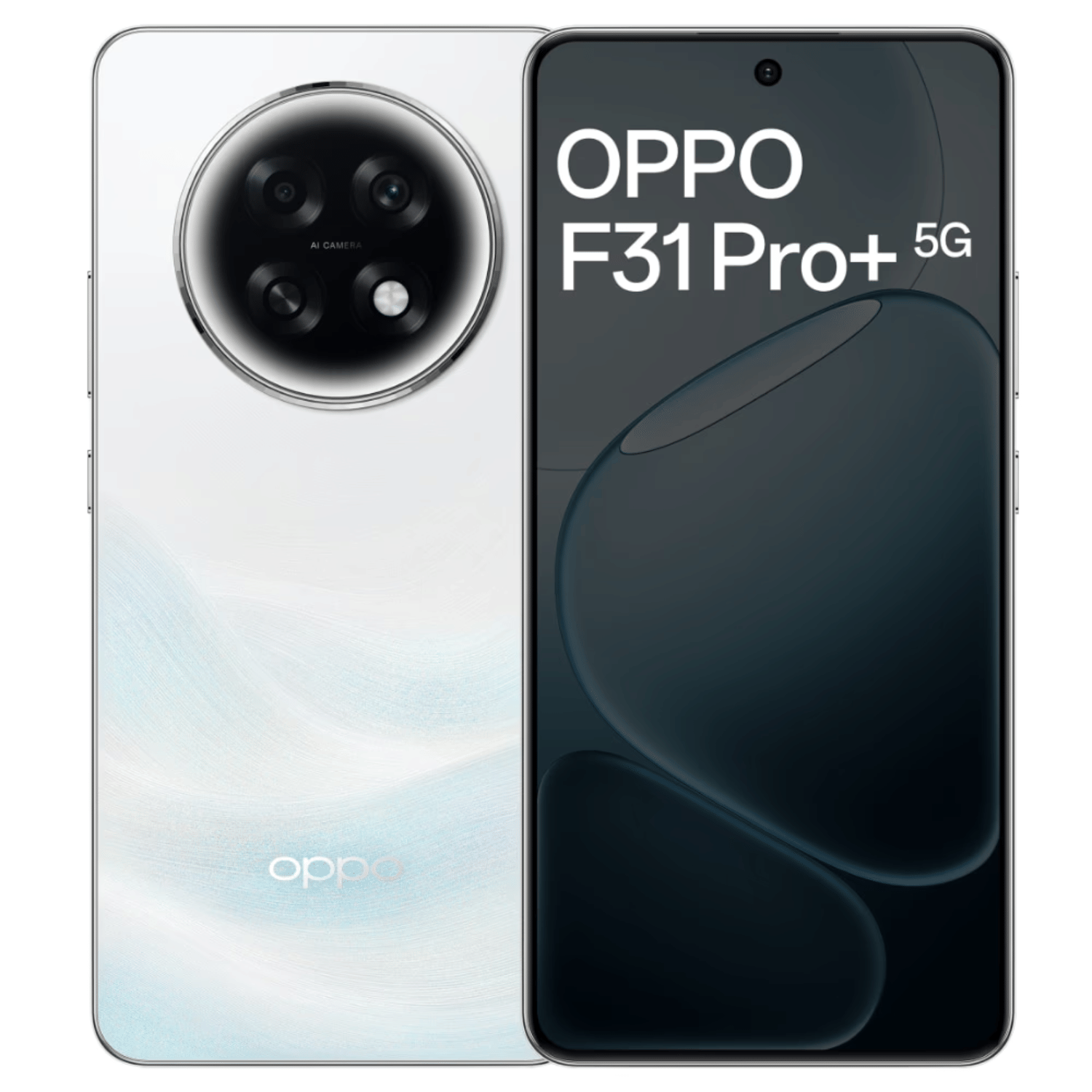 OPPO F31 Pro Plus 5G - Refurbished_Himalayan White_Top_112721