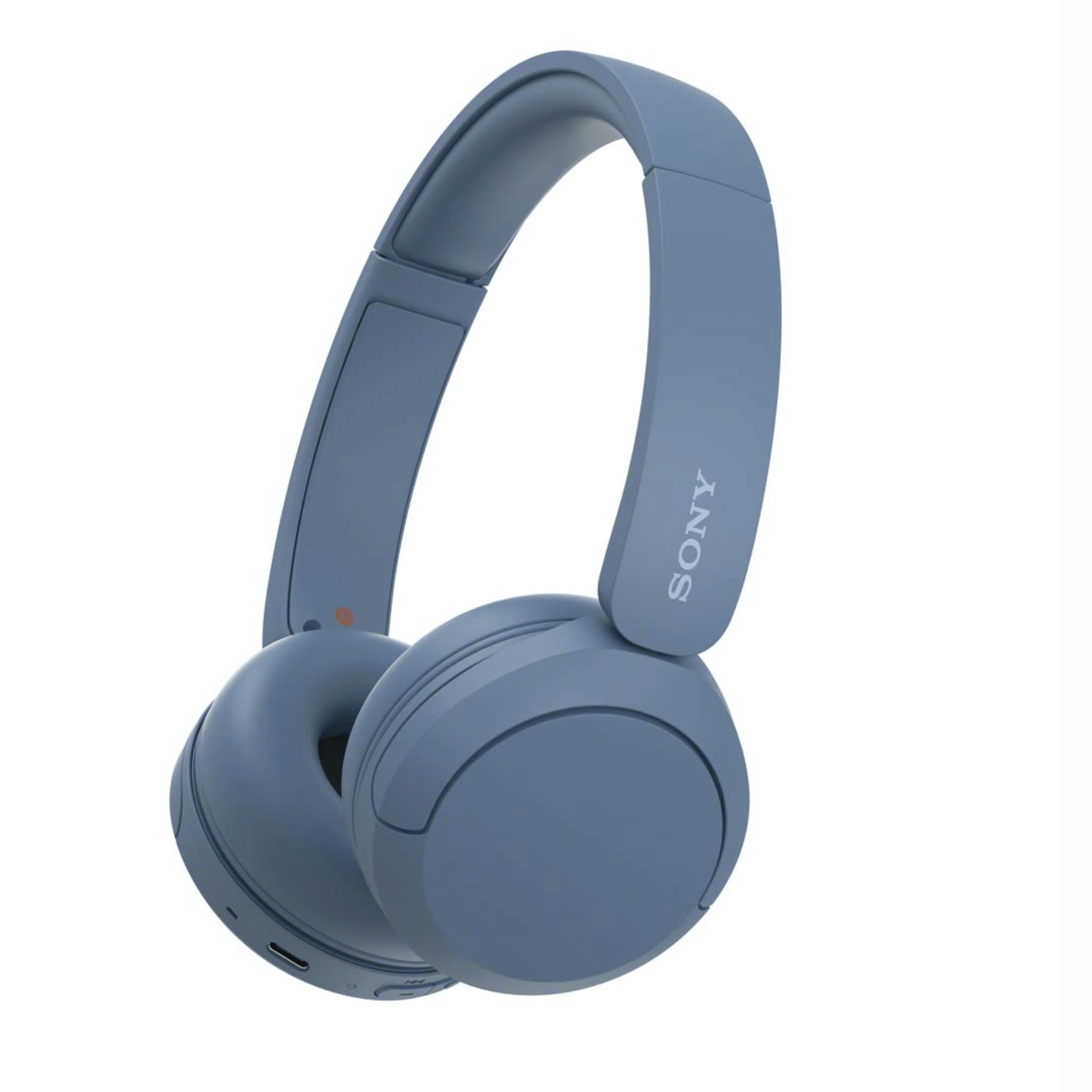 Sony WH CH520 on Ear Headphones - Refurbished_Blue_Phone With Box_115243