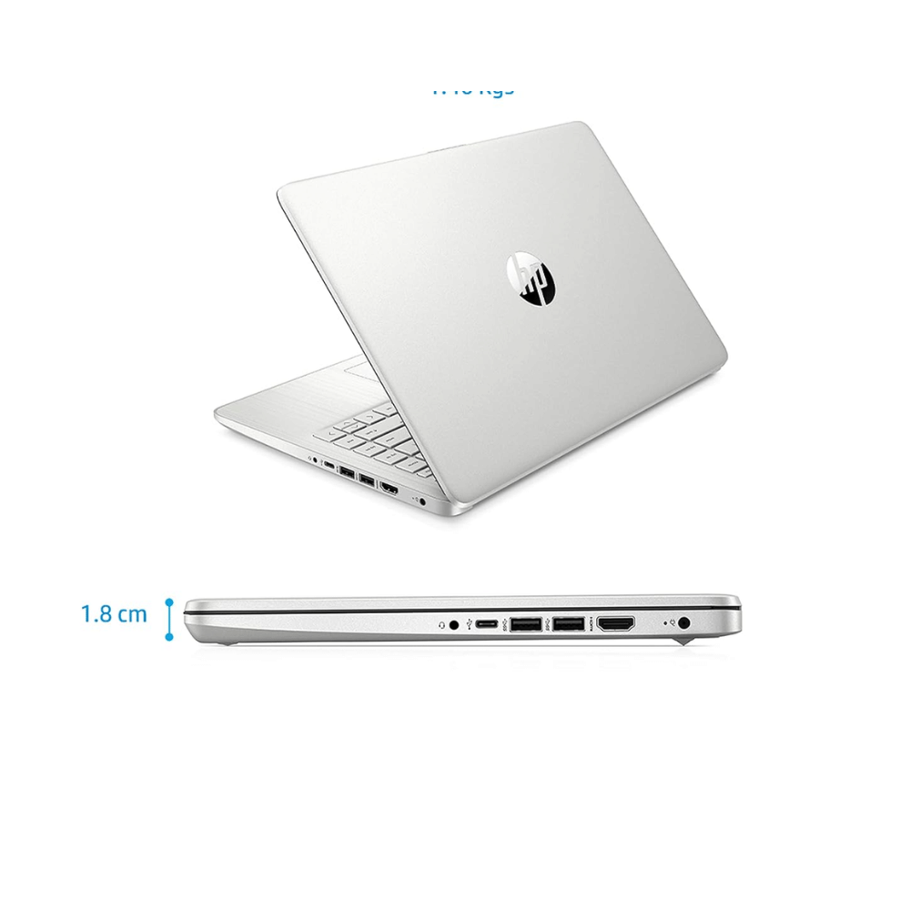 HP/Compaq HP 14 Series 14s-fq1029AU (AMD Ryzen3 5000U Series 14 Inch)- Refurbished_Silver_Back_62261