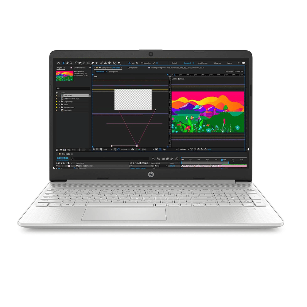 HP/Compaq HP 15 Series 15s-du3038TU (Intel Core i3 11th Gen 15.6 Inch)- Refurbished_Silver_Left Side_62307
