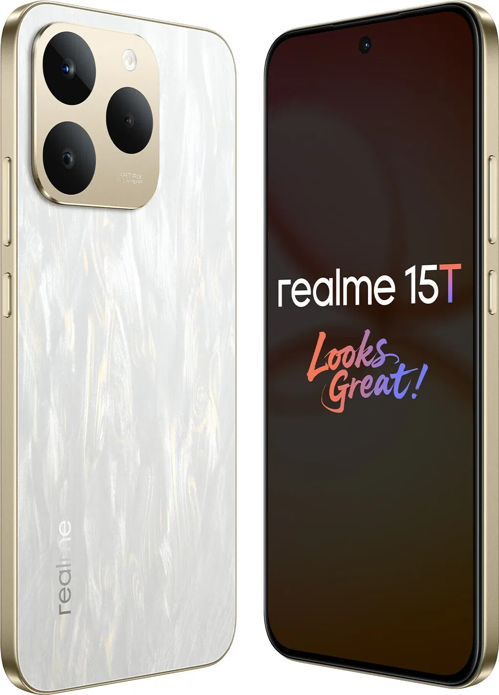 Realme 15T 5G - Refurbished_Flowing Silver_Right Side_89883