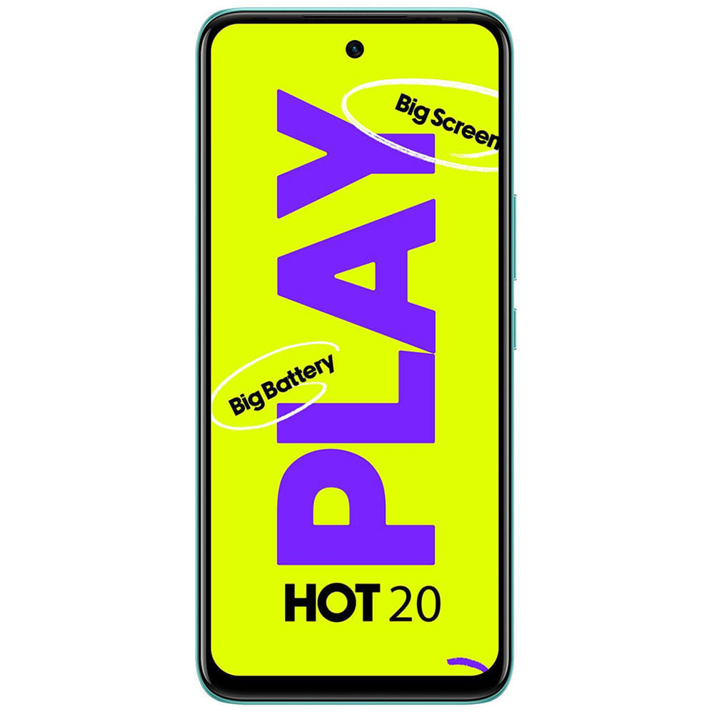 Infinix Hot 20 Play - Refurbished_Aurora Green_Front_51899