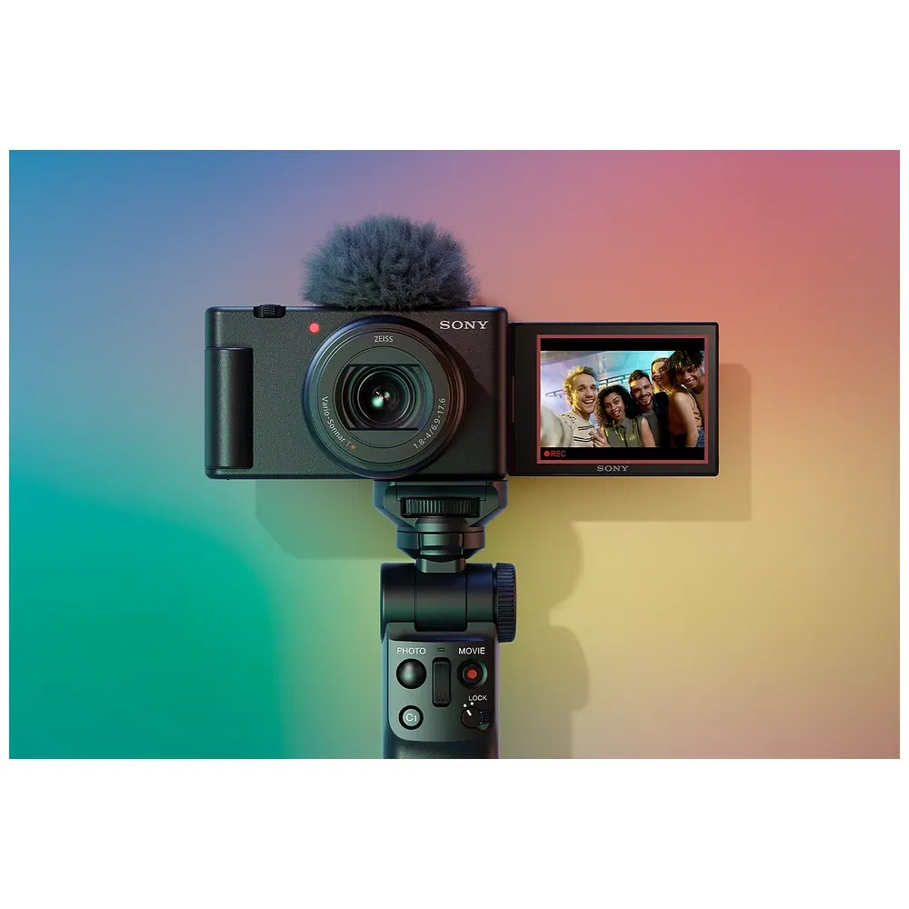 Sony ZV–1 Vlogging Kit Digital Camera - Refurbished_Black_Top_124145