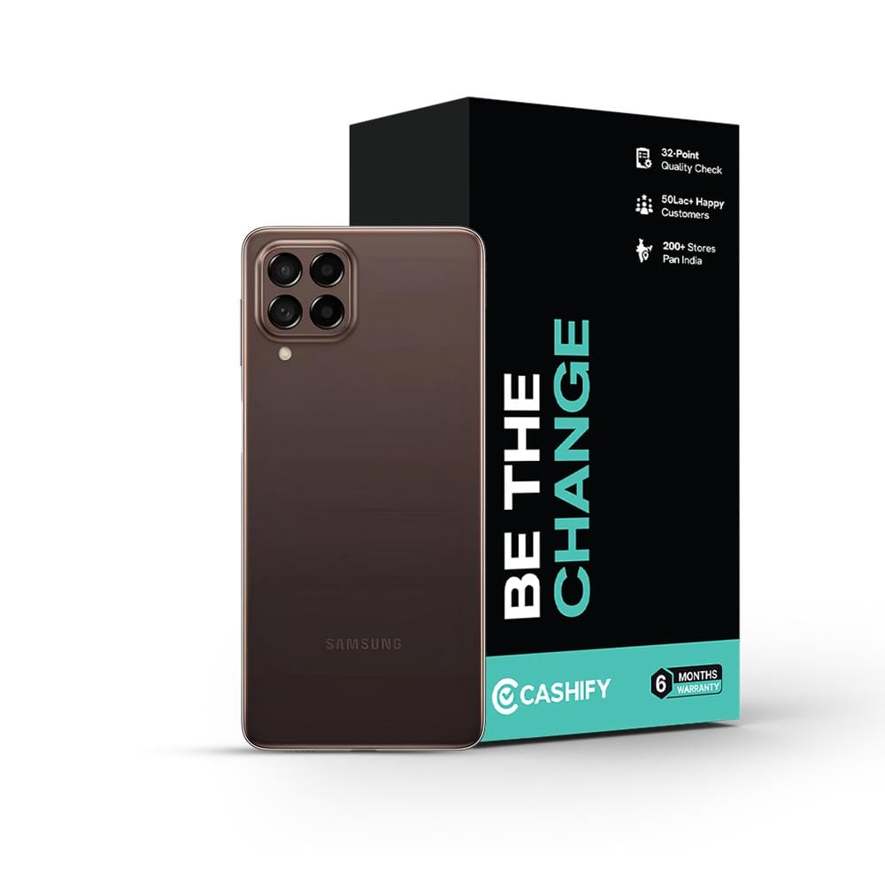 Samsung Galaxy M53 5G - Refurbished_Brown_Phone With Box_47410
