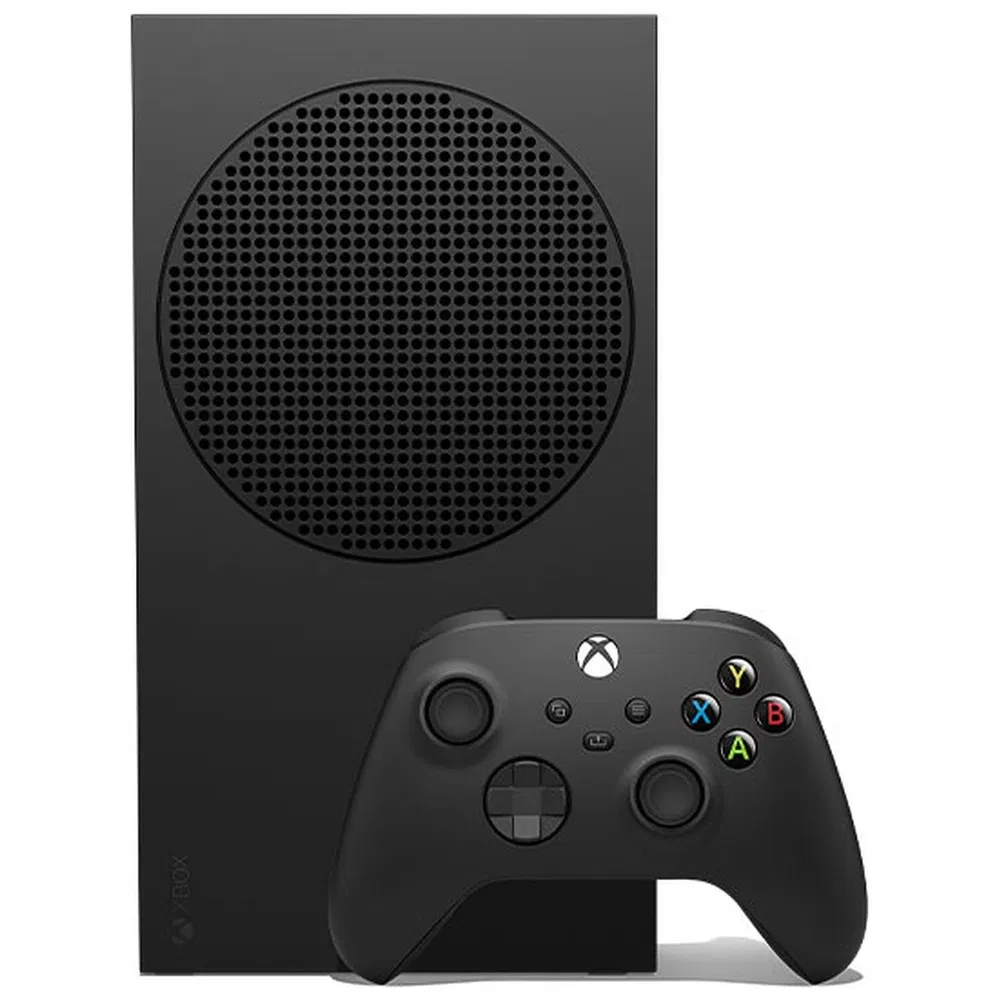 Microsoft XBOX series S Gaming Console - 1 TB - Refurbished Good - Black - Digital Edition)- Refurbished_Black_Front_124794