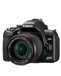 Canon EOS 500D 15MP DSLR - Refurbished_Black_Front_115703