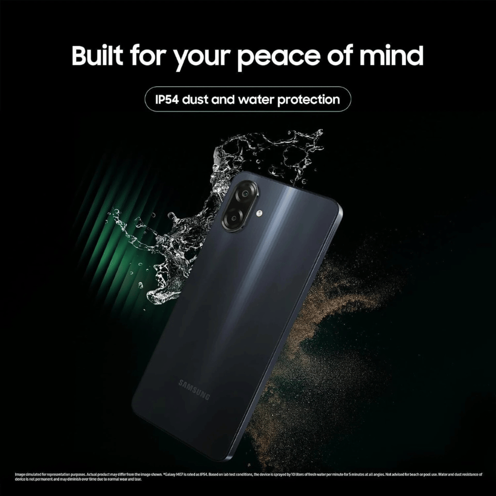 Samsung Galaxy M07 - Refurbished_Black_Top_125855
