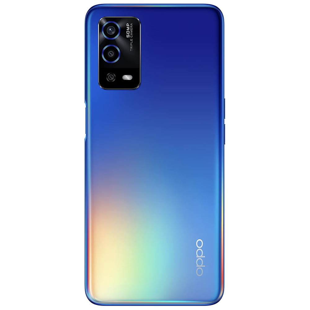 OPPO A55 - Refurbished_Rainbow Blue_Back_55912