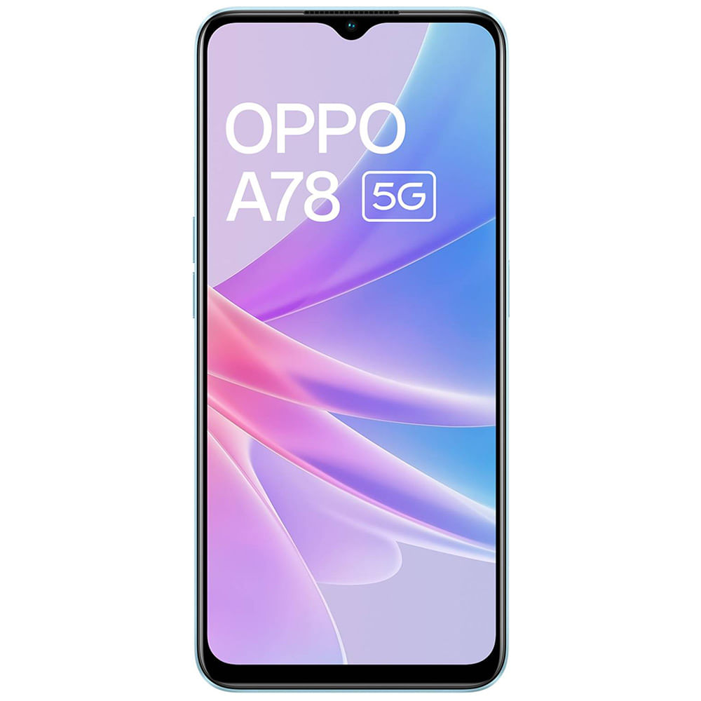 OPPO A78 5G - Refurbished_Glowing Blue_Front_46760