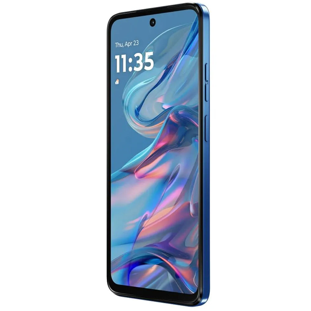 Motorola Moto G45 5G - Refurbished_Brilliant Blue_Right Side_53406