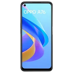 Refurbished Oppo A76 Glowing Black front