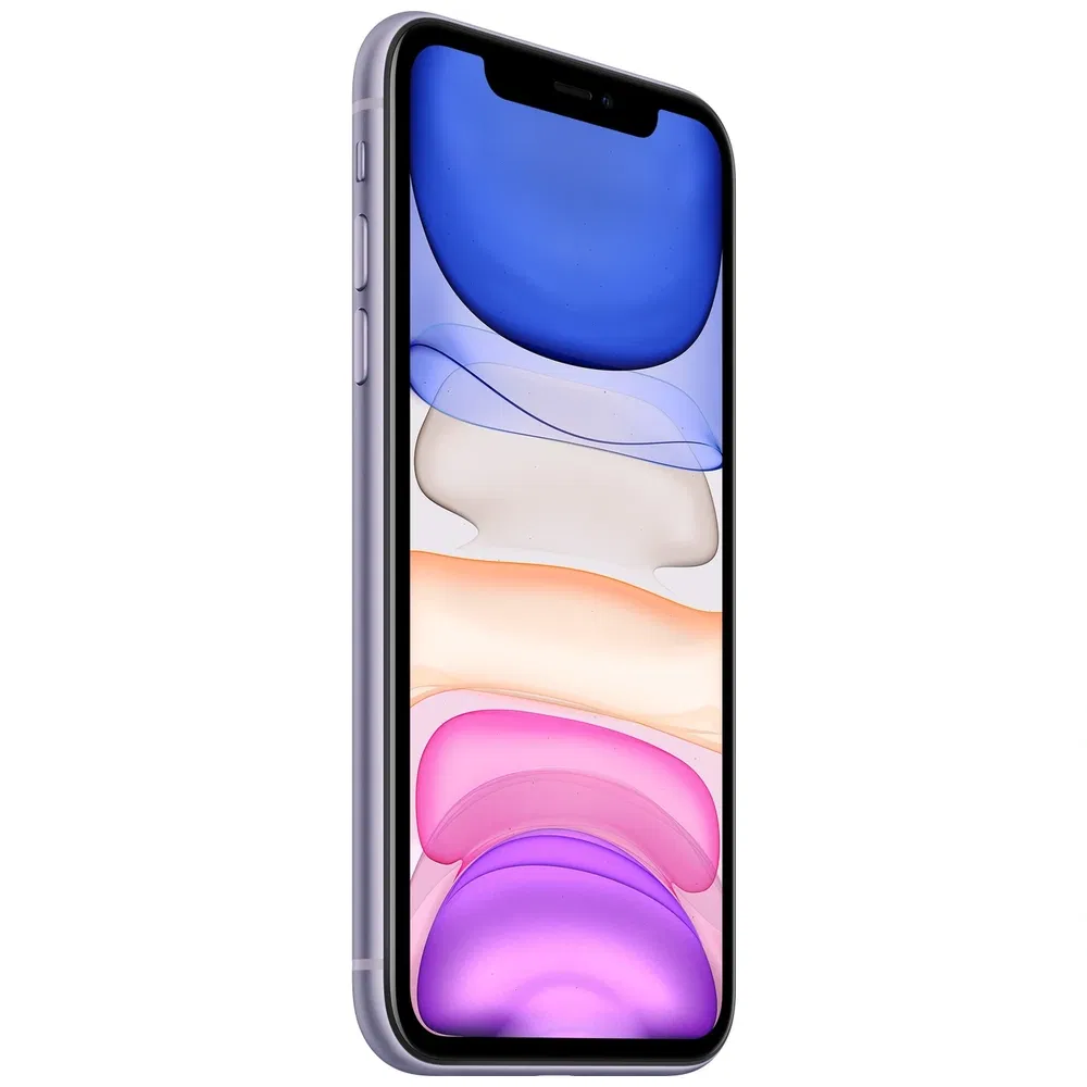 Apple iPhone 11 - Refurbished_Purple_Left Side_125508