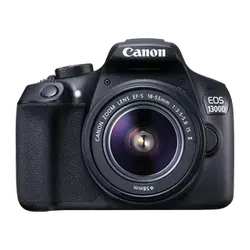Canon EOS 1300D 18MP DSLR - Refurbished_Black_Front_58291