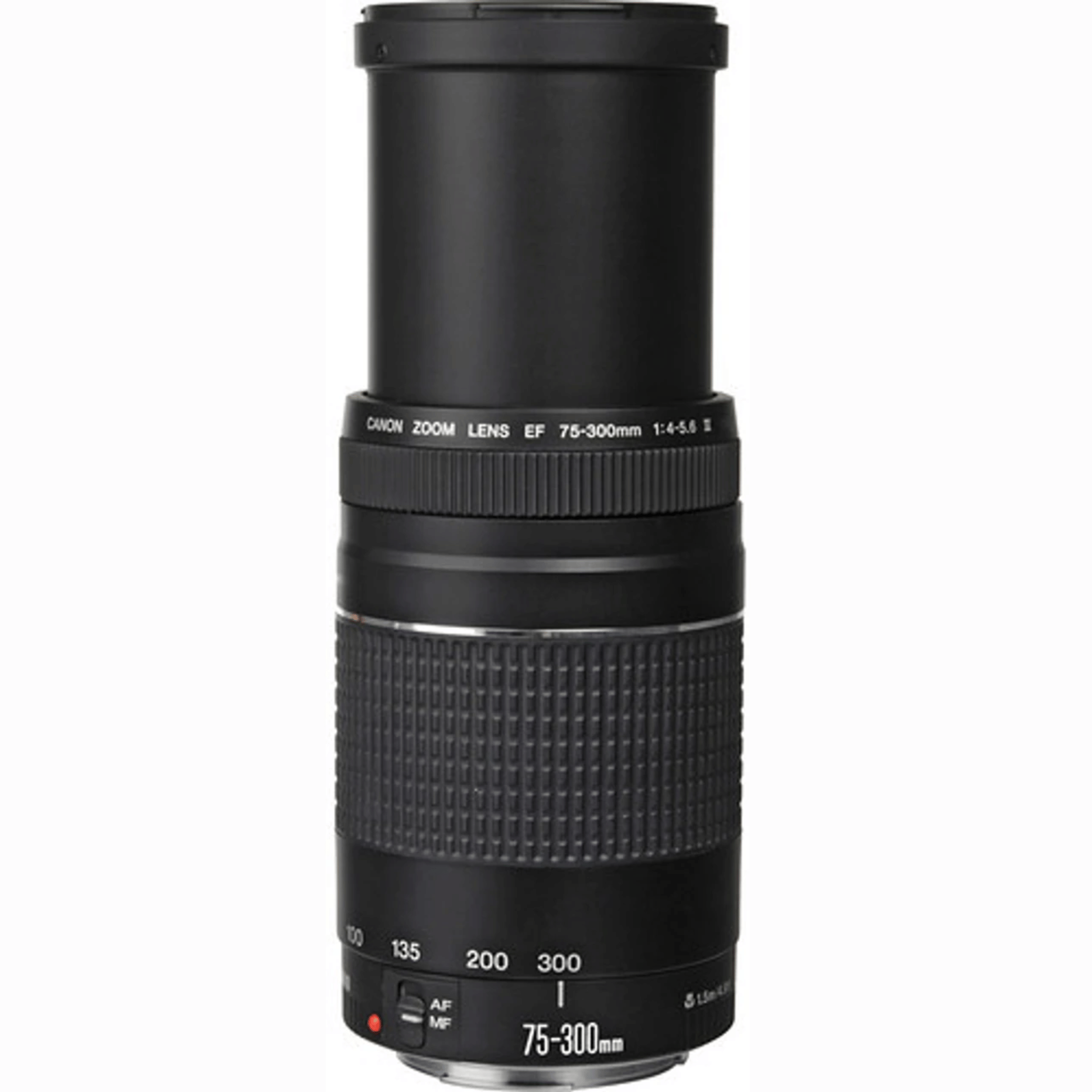 Canon EF 75-300mm f/4-5.6 III USM Telephoto Zoom Lens - Refurbished Fair - Black - Refurbished_Black_Bottom_123493