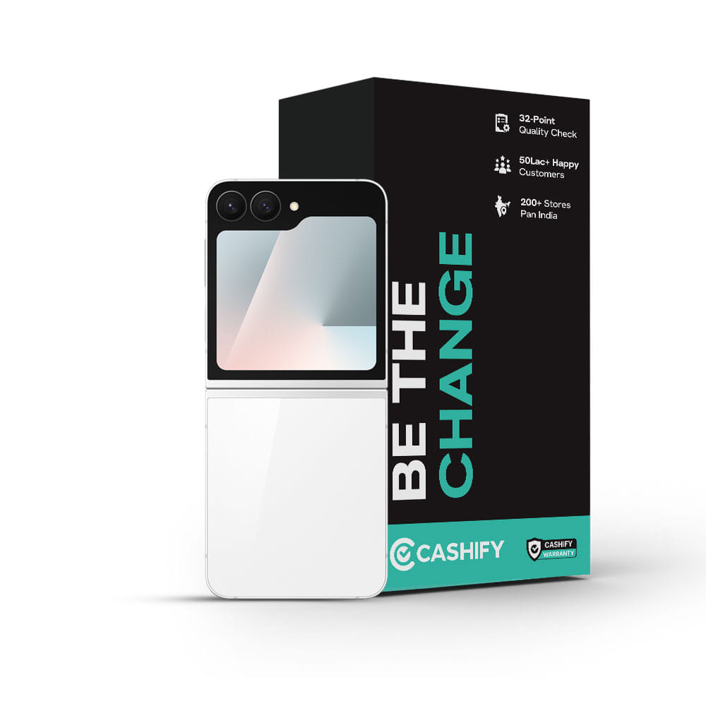 Samsung Galaxy Z Flip7 FE 5G - Refurbished_White_Phone With Box_121839