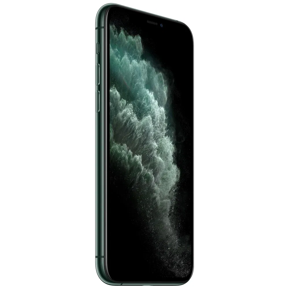 Apple iPhone 11 Pro - Refurbished_Midnight Green_Left Side_125523