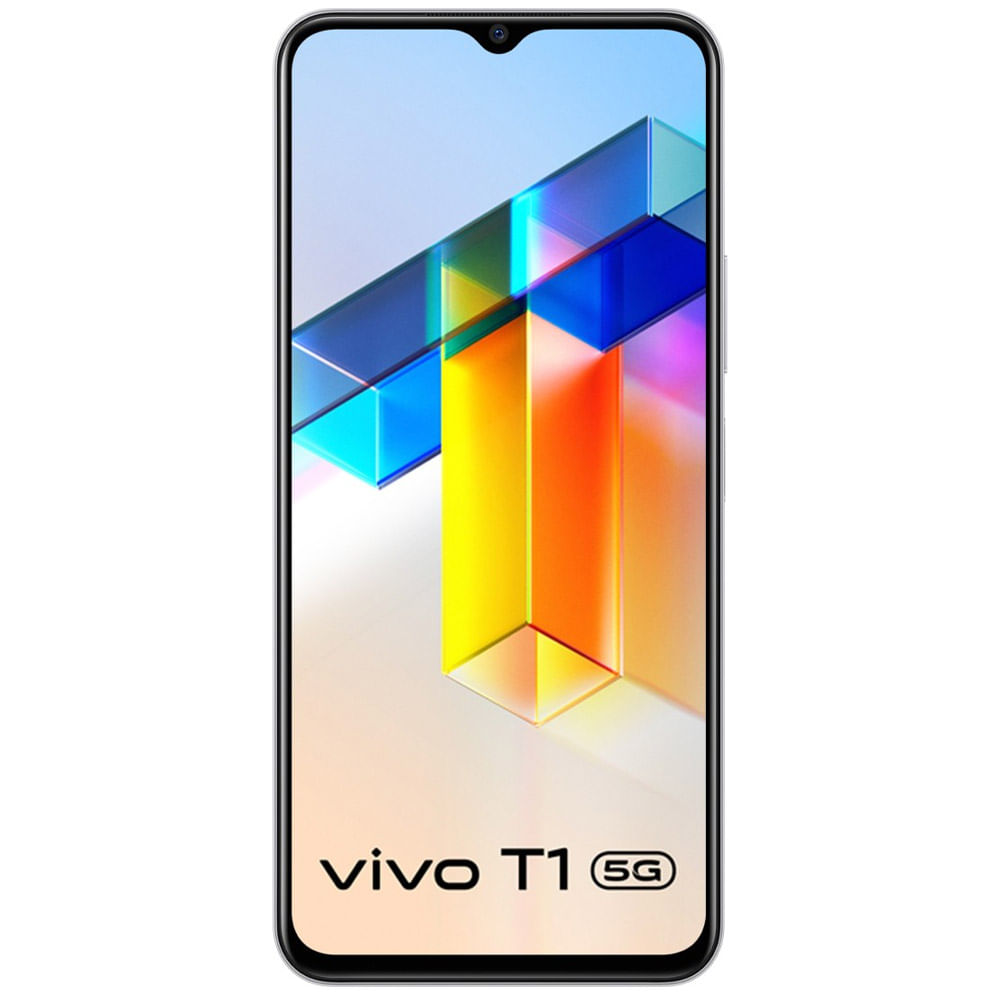 Vivo T1 5G - Refurbished_Silky White_Front_53691