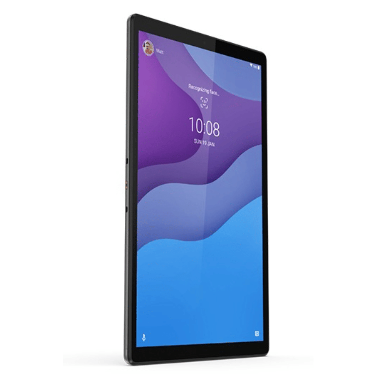 Lenovo Tab M10 HD 2nd Gen (10.1 inch , Wifi Only)- Refurbished_Platinum Gray_Left Side_89380