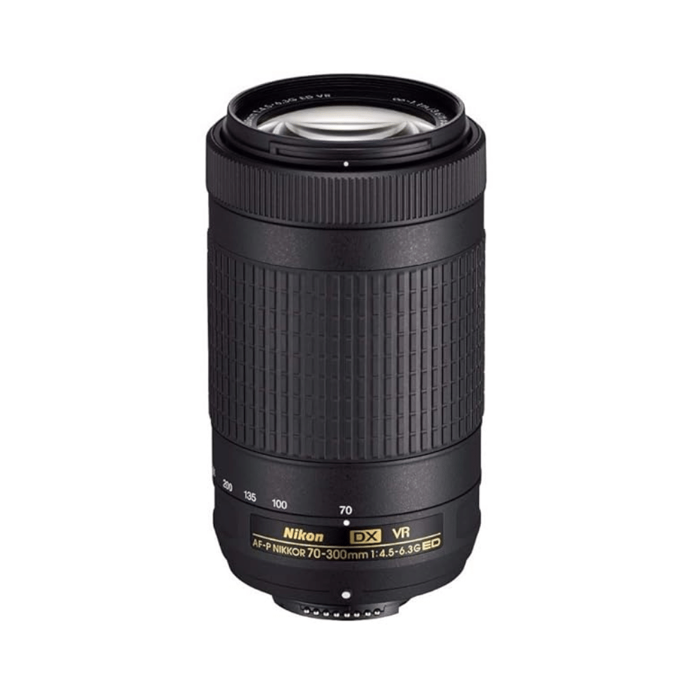 Nikon AF-P DX NIKKOR 70-300 mm f/4.5-6.3G ED VR Lens - Refurbished Good - Black - Refurbished