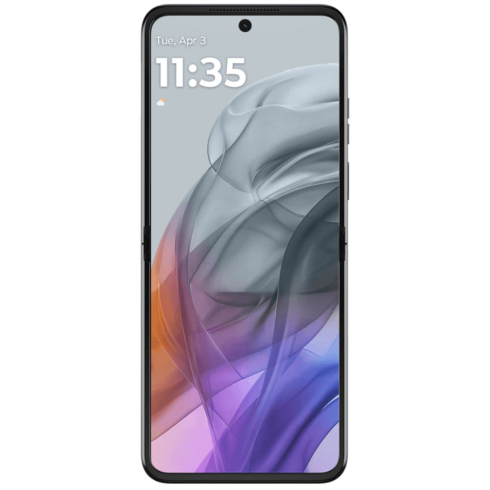 Motorola Moto Razr 50 - Refurbished_Koala Grey_Front_55086