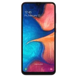 Refurbished Samsung Galaxy A20 Deep Blue Front