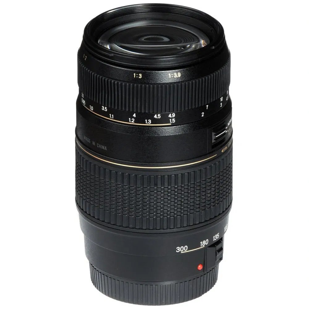 Tamron AF 70–300mm F/4.0–5.6 Di LD Macro Telephoto Zoom Lens - Refurbished_Black_Left Side_126214
