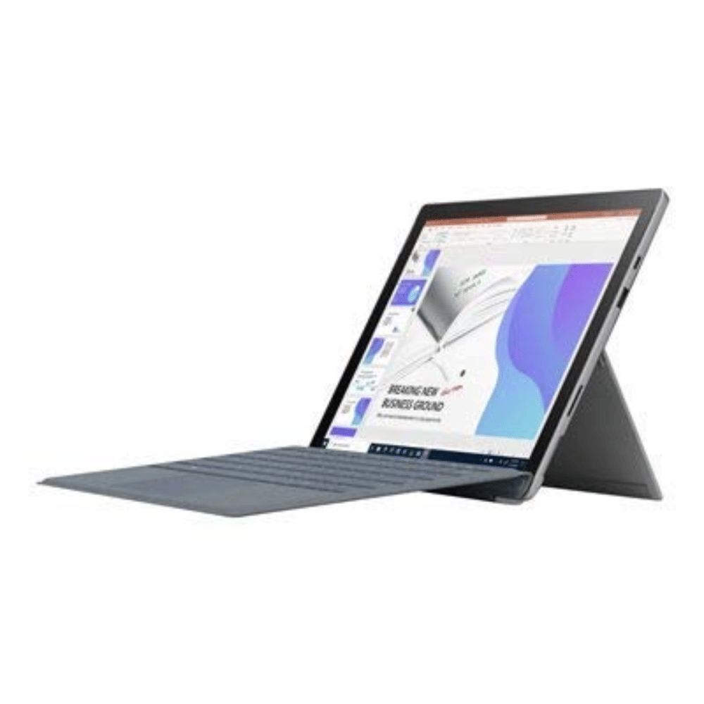 Microsoft Surface Pro 7 Plus Series 1960 Touch Screen (Intel Core i5 11th Gen 12 Inch)- Refurbished_Platinum_Right Side_61670