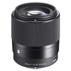 Sigma 30 mm f/1.4 DC DN Contemporary Lens - Refurbished Good - Black - Refurbished_Black_Bottom_115394
