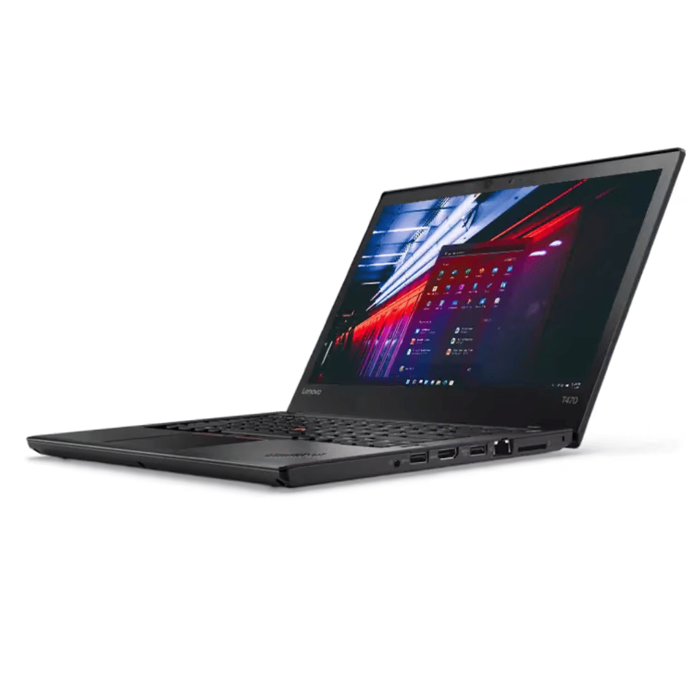Lenovo Thinkpad T Series T470 Touch Screen (Intel Core i5 7th Gen 14 Inch)- Refurbished_Black_Right Side_61984