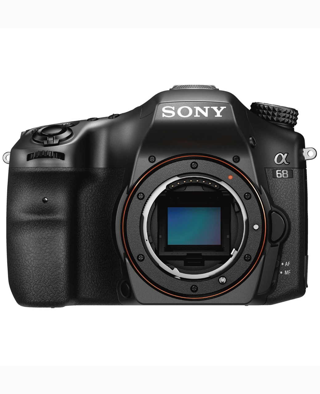 Sony Alpha A68 24.2MP DSLR Camera - Refurbished_Black_Front_115745