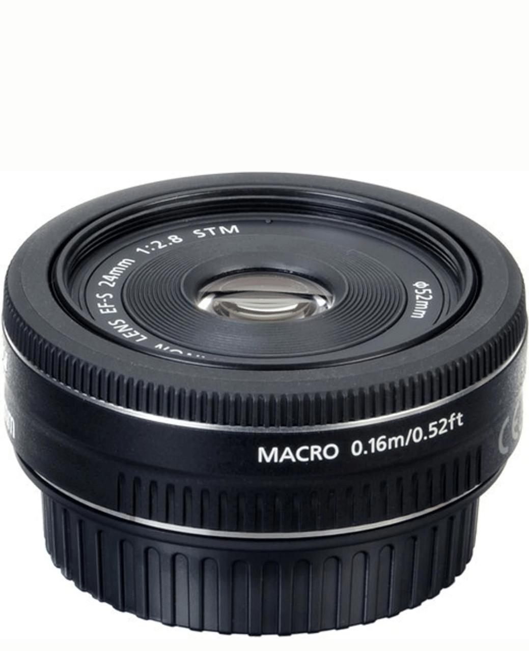 CANON EFS 24mm F/2.8 STM Prime Lens - Refurbished Good - Black - Refurbished_Black_Back_115728