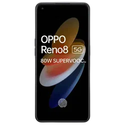 Refurbished OPPO Reno8 5G Shimmer Black front