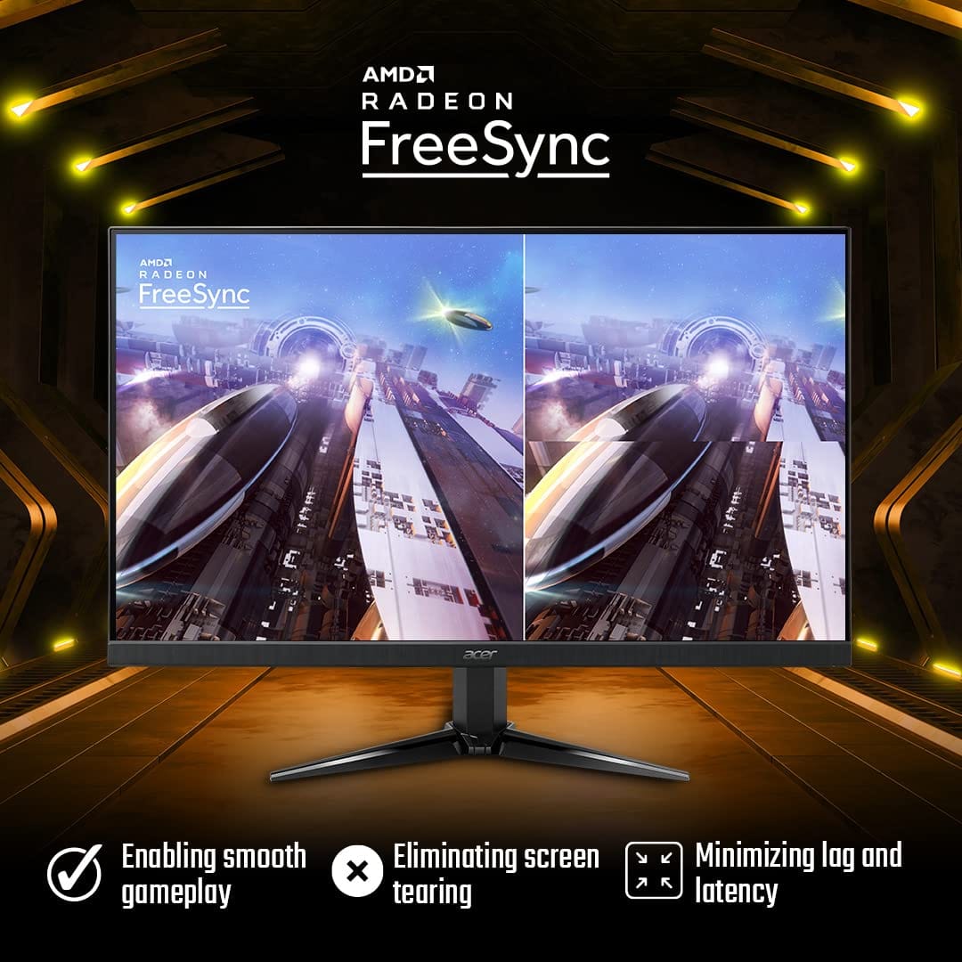 Acer Nitro QG271 27 Inch VA 100 Hz FHD Gaming LCD Monitor  - Unboxed_Black_Bottom_88236