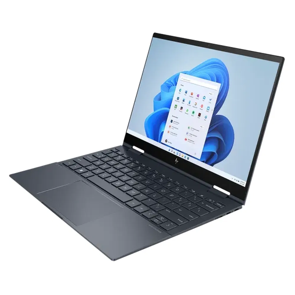 HP/Compaq Envy x360 Series 2-in-1 Laptop 13-bf0078TU TOUCH SCREEN (Intel Core i5 12th Gen 13.3 Inch)- Refurbished_Blue_Left Side_125487