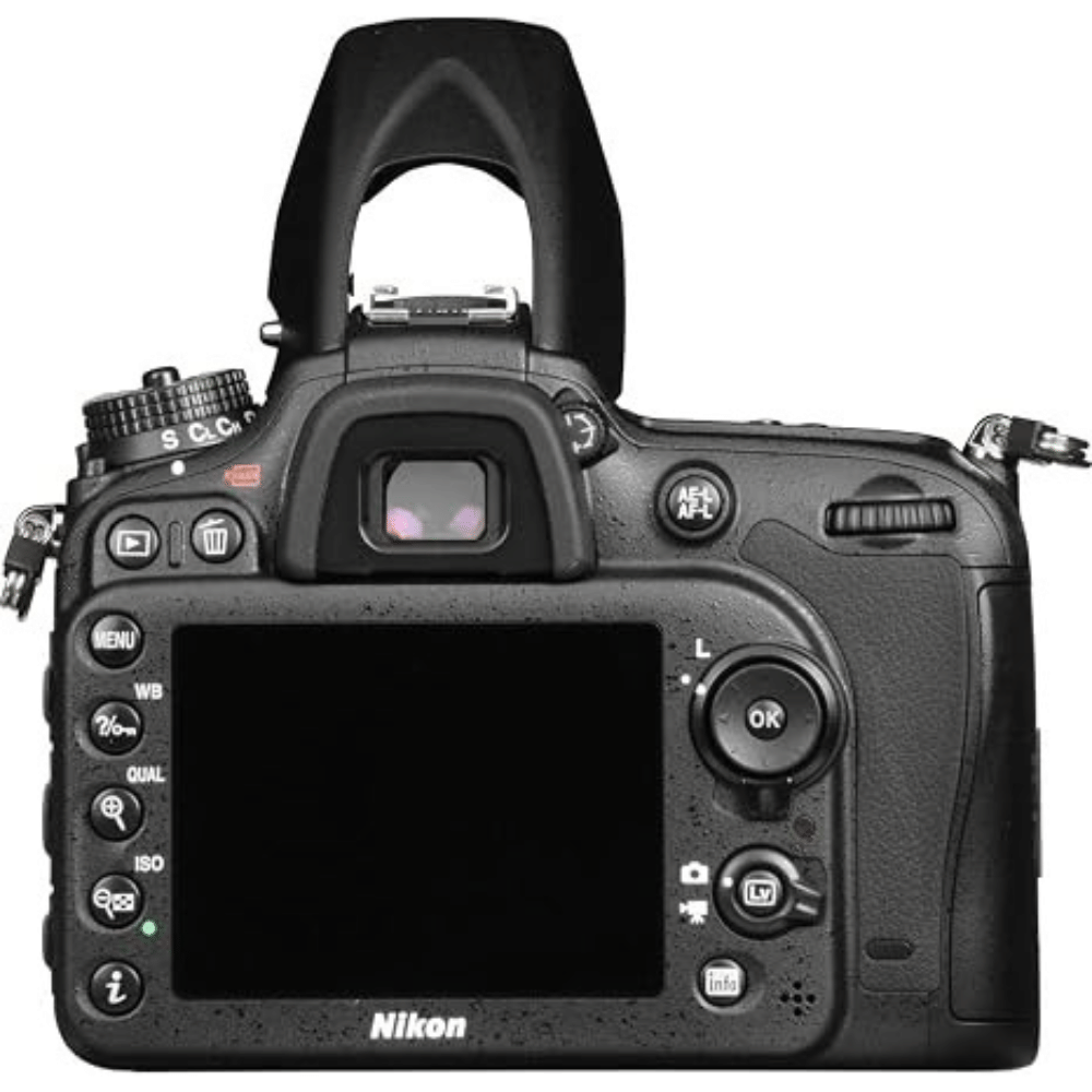 Nikon D7200 24.2MP DSLR Camera - Refurbished_Black_Back_127292